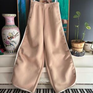 Adidas Mountain Explorer Wide-Leg Neoprene Snap Button Track Pants Large